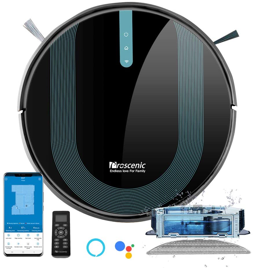 oneforus Sostituzione Spazzola Laterale per Proscenic M7 PRO Robot Aspirapolvere - Forte Spazzare Pennello Laterale Pulire Accessori (2 Pezzo