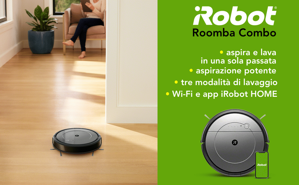 iRobot Roomba Combo caratteristiche