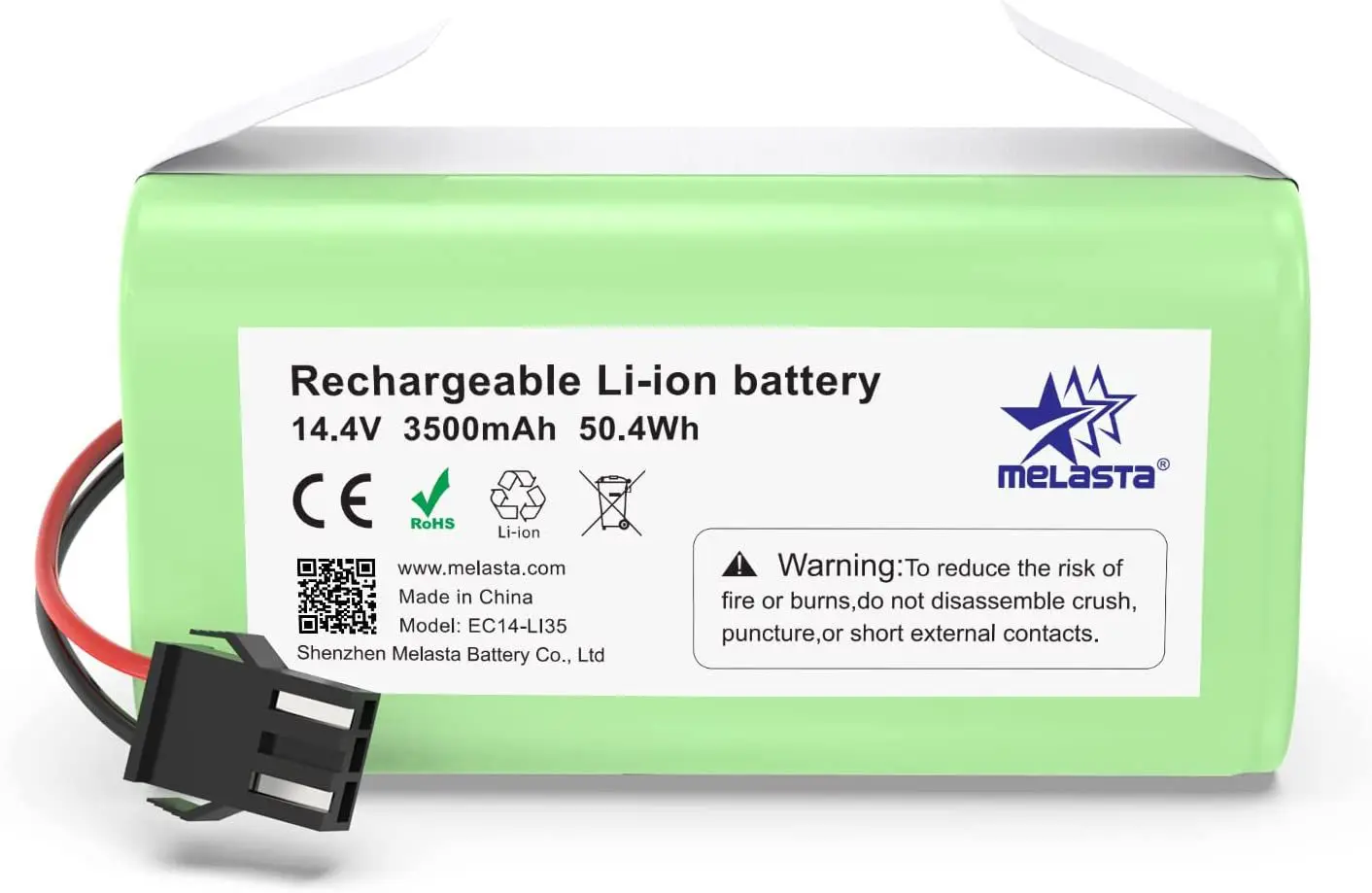 orpilot 14,4V 3200Ah Batteria Sostitutiva Agli Loni di Litio
