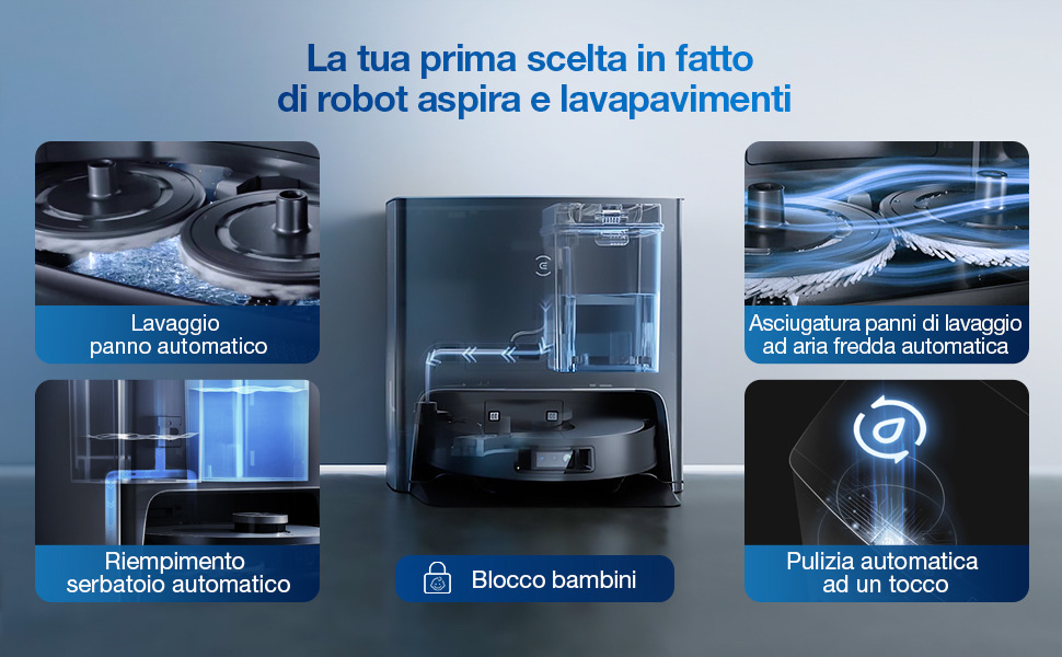 Base 5in1 Sistemi di pulizia automatici