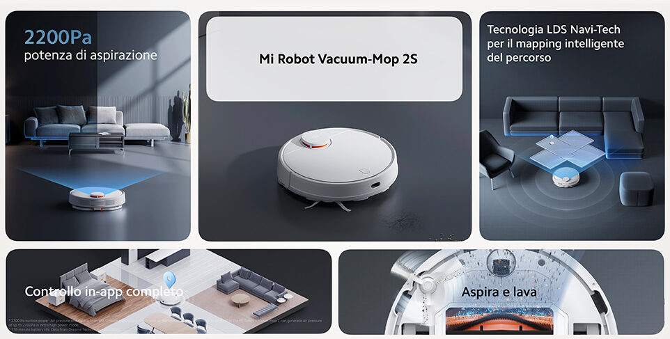 Xiaomi Robot Vacuum-Mop 2S Caratteristiche